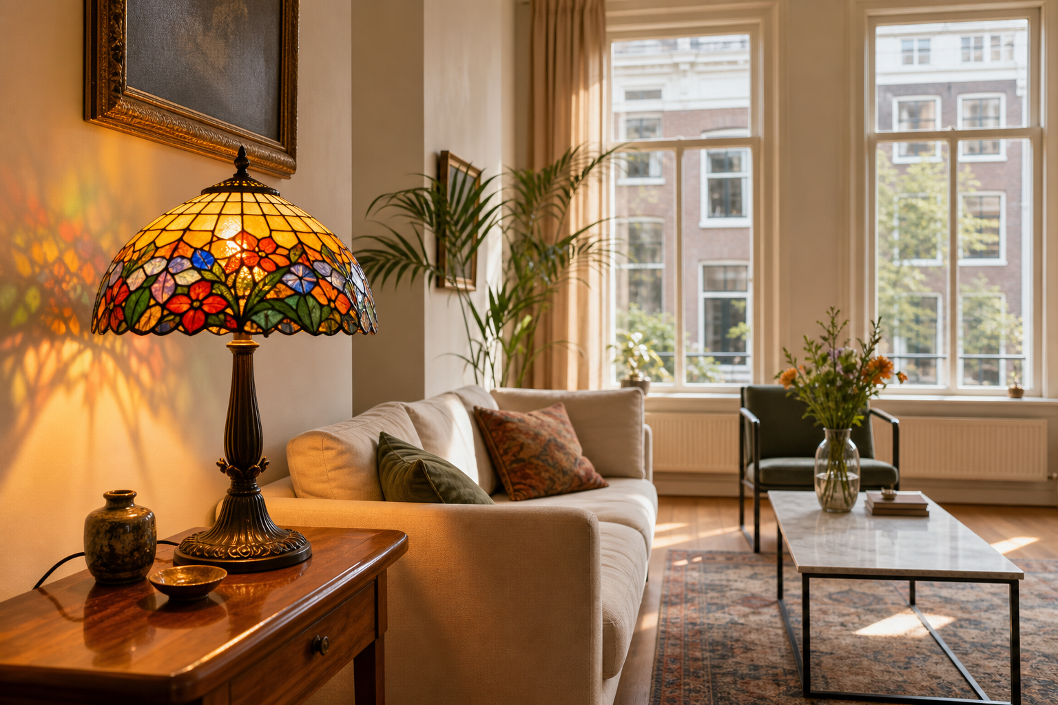 Tiffany lampen kopen: zo vind je de perfecte blikvanger voor jouw Nederlandse interieur