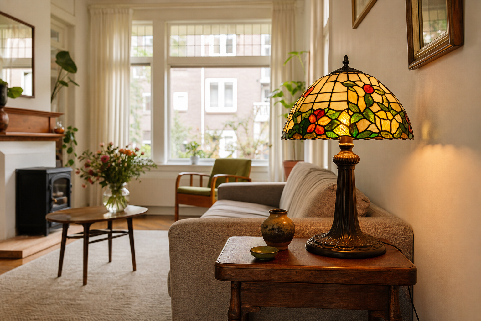 Tiffany Lampen in Nederlandse Interieurs: Sfeervol Glas-in-Lood Licht in Huis