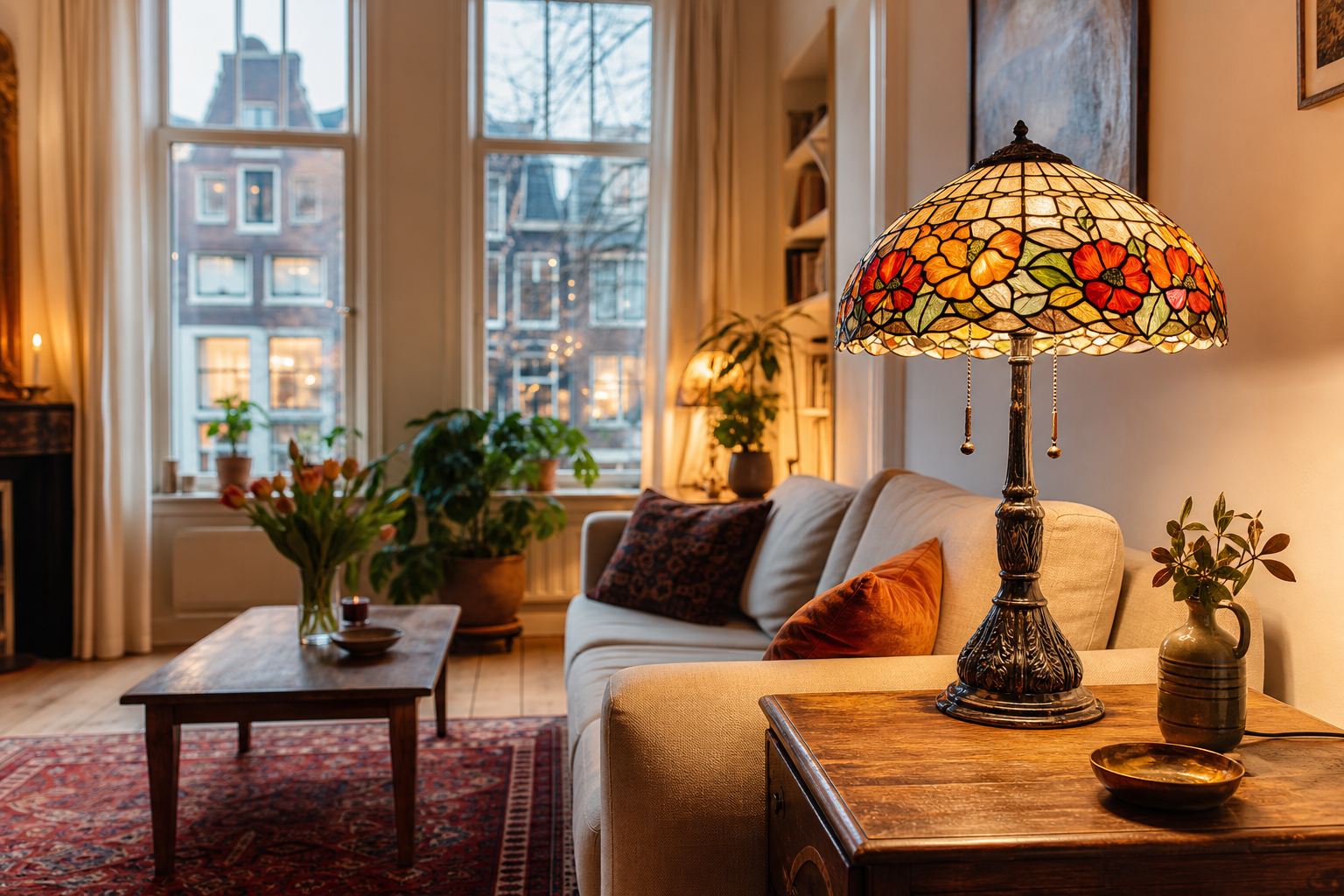 Tiffany tafellamp: sfeervolle blikvanger voor elk Nederlands interieur