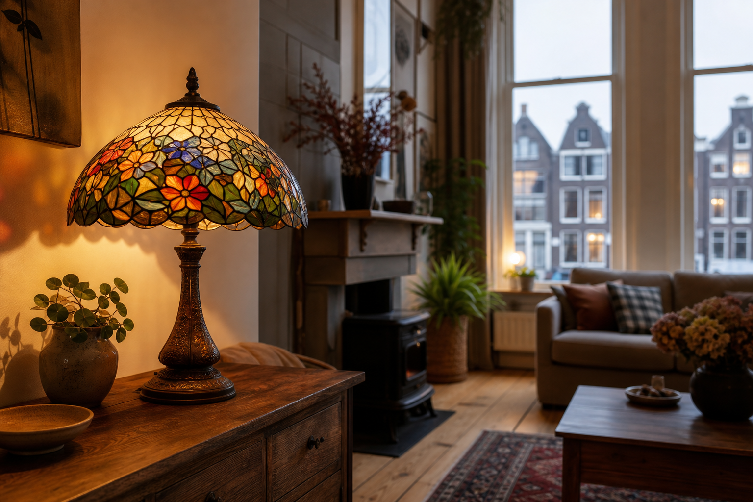 Vintage Tiffany lampen: de tijdloze sfeermakers voor elk Nederlands interieur